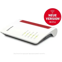 FRITZ!Box 7530 AX Wireless Router - DSL-Modem 4-Port-Switch GigE WiFi6 Dual-Band VoIP-Telefonadapter (DECT)