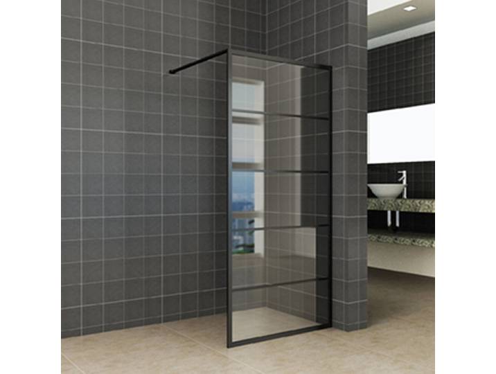 Wiesbaden Horizon Inloopdouche 100x200cm - Nano Helder Glas. Mat Zwart