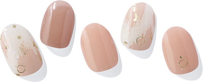 ohora Gel Nail Sticker N Almond Blossom nail stickers shade ND-066 30 pc