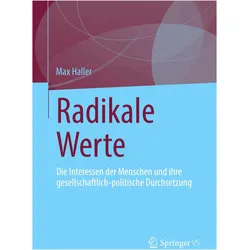 Haller:Radikale Werte, Fachbücher von Max Haller