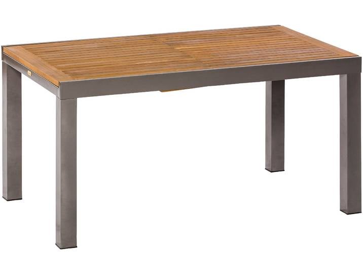 Gartentisch MERXX Santorin , beige (akaziefarben, beige), B:200cm H:74cm T:90cm, Tische, Gartentisch, 200x90 cm