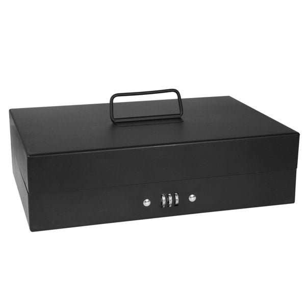 Master Lock 7147EURD Draagbare kluis met combinatieslot, Zwart, 4,3 liter