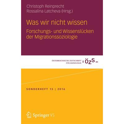 Was wir nicht wissen, Taschenbuch von , Springer Fachmedien Wiesbaden GmbH, 978-3-658-06855-4