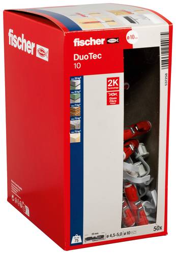 Fischer 537258 DUOTEC 10 Kippdübel 47mm 10mm 50St.