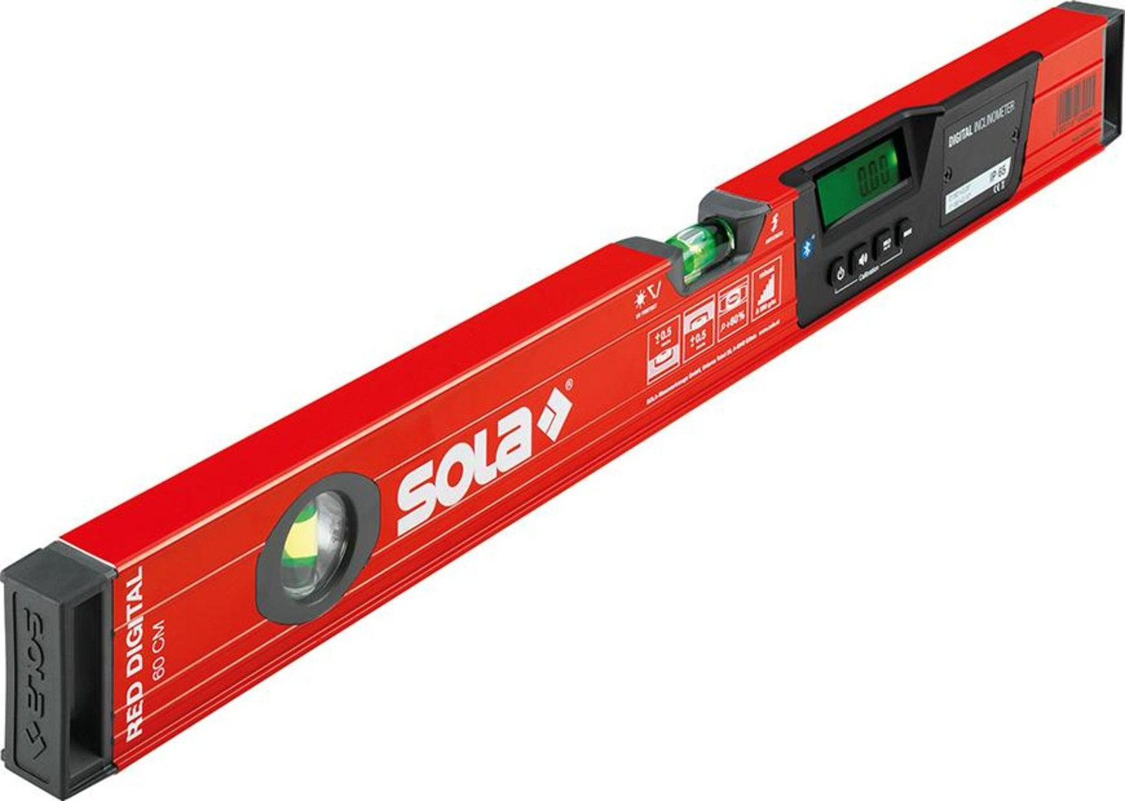 SOLA RED DIGITAL Bluetooth digitale waterpas met app-connectiviteit