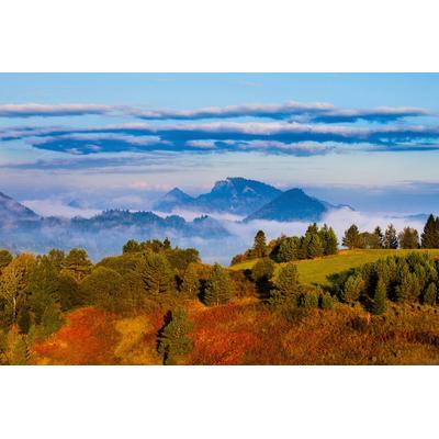 Fototapete PAPERMOON "Landschaft", bunt, B:2,5m L:1,86m, Vlies, Tapeten
