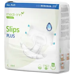Medi-Inn Inkontinenz-Slips PLUS, 7 Tropfen, Unisex-Passform, weiß XL / 1 x 15 Stück