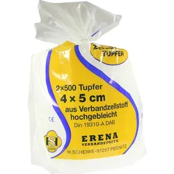 Erena Zellstofftupfer 4x5 1000 ST