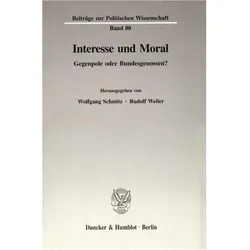 Interesse und Moral., Fachbücher