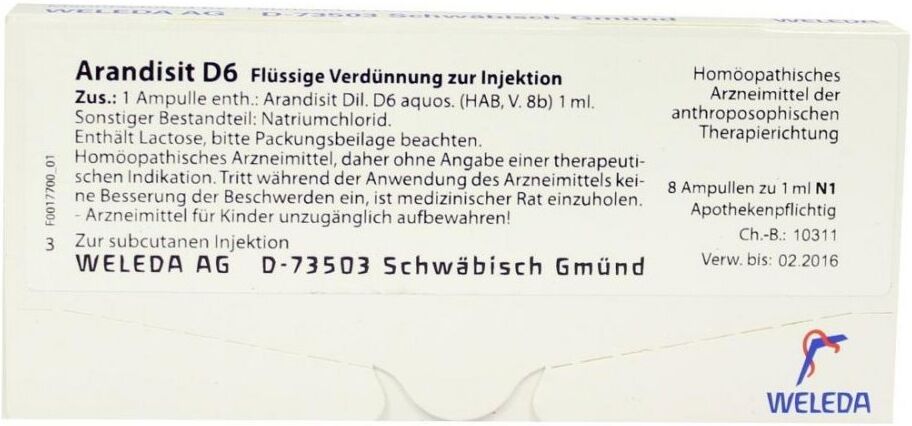Arandisit D6 Ampullen
