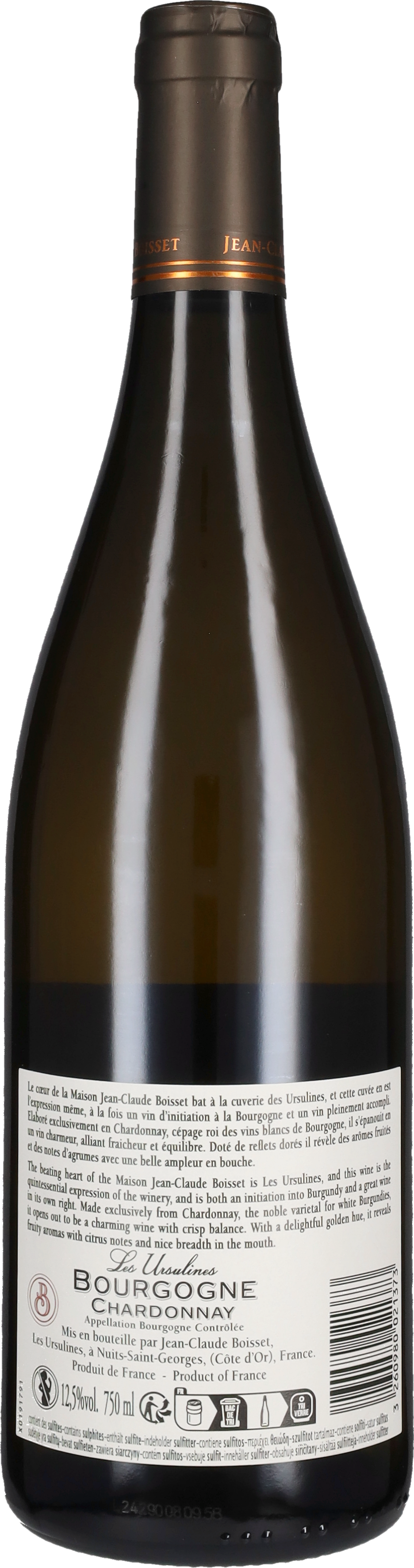 Bourgogne Chardonnay 'Ursulines' Jean Claude Boisset 2023