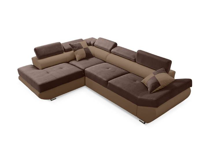 robin Ecksofa Saturn Sofa L-Form mit Schlaffunktion inkl. 2 Kissen