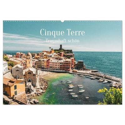 Cinque Terre - Traumhaft schön (Wandkalender 2027 DIN A2 quer), CALVENDO Monatskalender