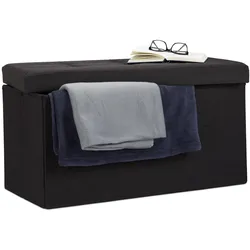Relaxdays, Sitzbank, Faltbare Sitzbank (76 cm)