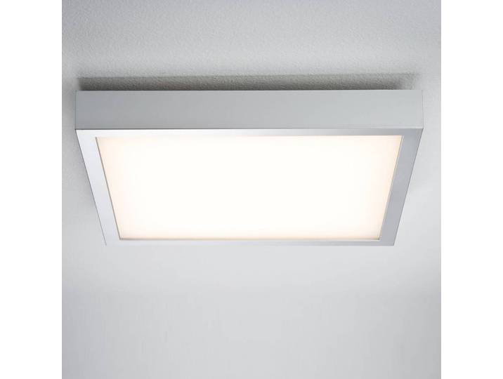 Paulmann Lunar LED-Panel, eckig, chrom, 40x40cm, alu / grau / zink, für Wohn- / Esszimmer, Aluminium