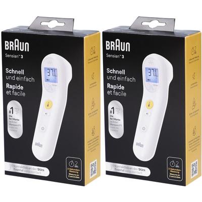 Braun Sensian 3 kontaktloses Thermometer 2x 2x1 St