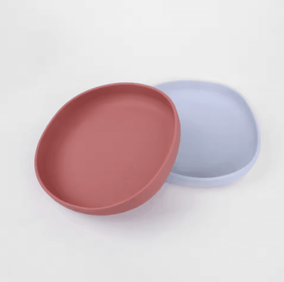 Inspire Picks 2 Pack Whisker Friendly Silicone Cat Plates Cat Feeding Bowls For Comfortable, Mess Free Mealtimes set 2
