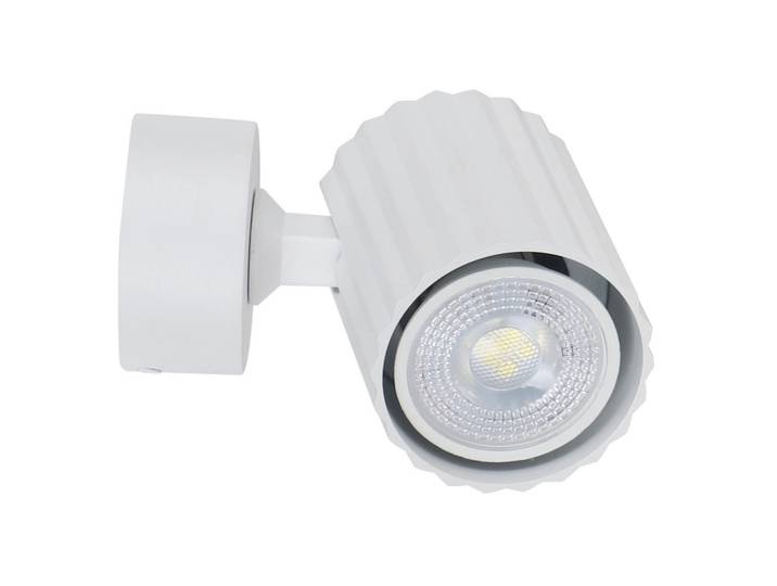 Strahler, Weiss, Metall, 6.3x11.6 cm, RoHS, Lampen & Leuchten, Innenbeleuchtung, Spots & Strahler, Deckenspots