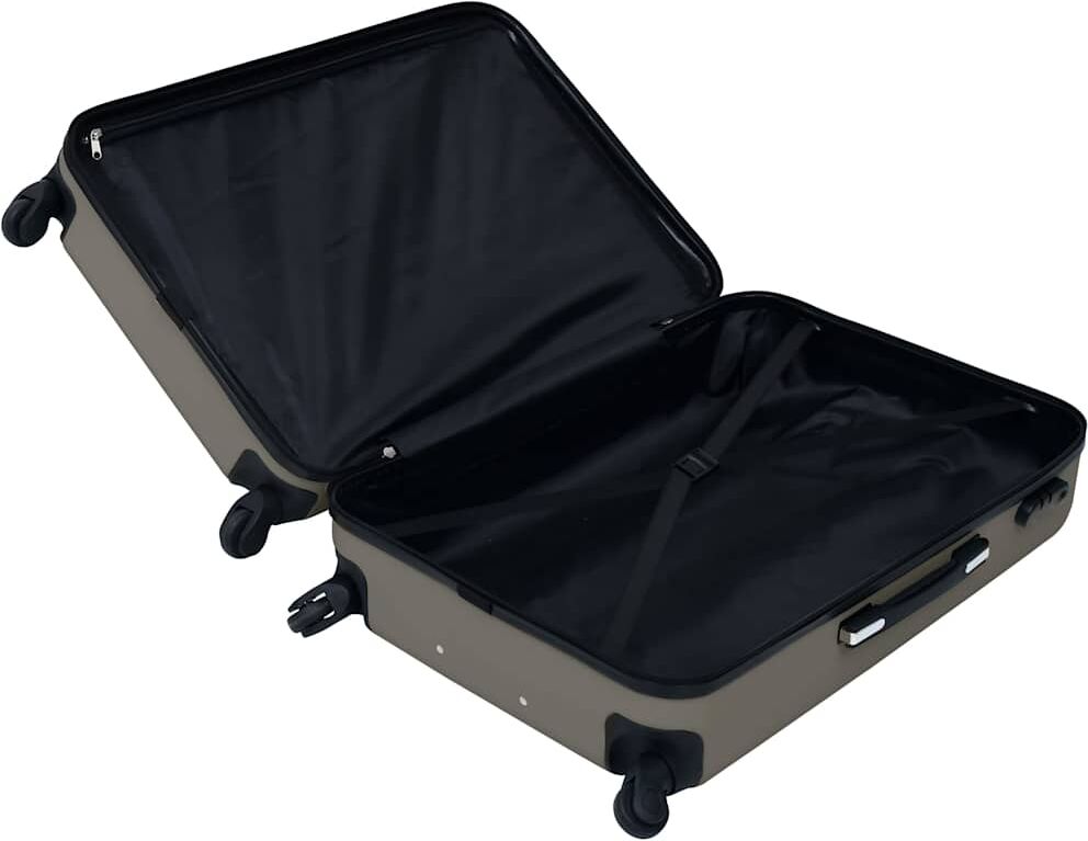 vidaXL Valise rigide Anthracite ABS