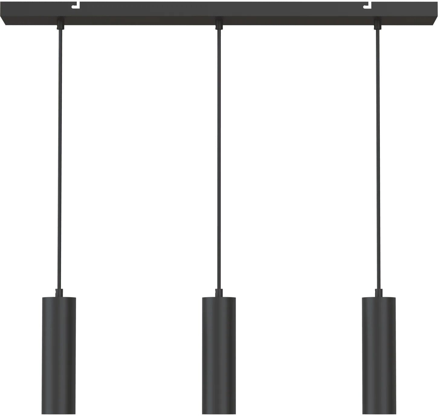 Calex Pendel 3-Lichts hanglamp GU10 Zwart