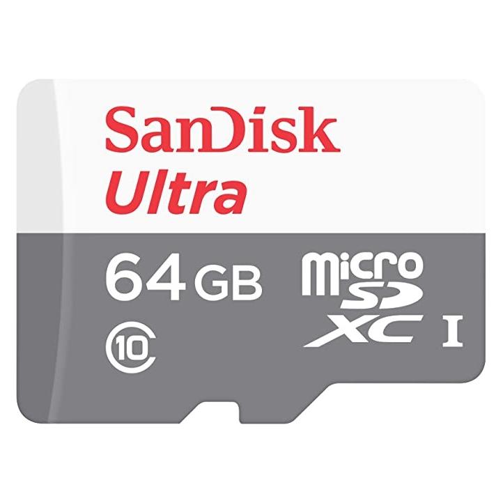 Sandisk Ultra Lite microSDXC (64 GB, microSDXC, U1, UHS-I) (SDSQUNR-064G-GN3MN)