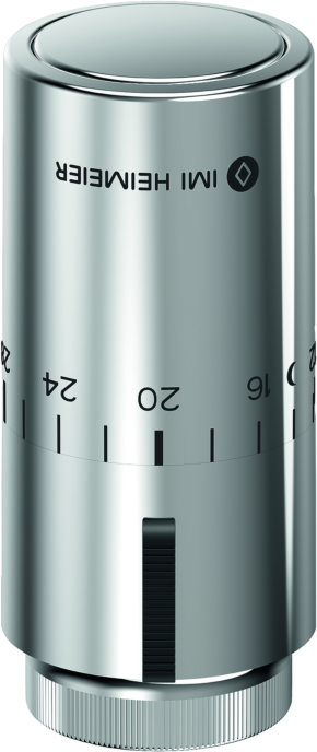 IMI Heimeier Halo Thermostatkopf 750000501 Skalenhaube chrom