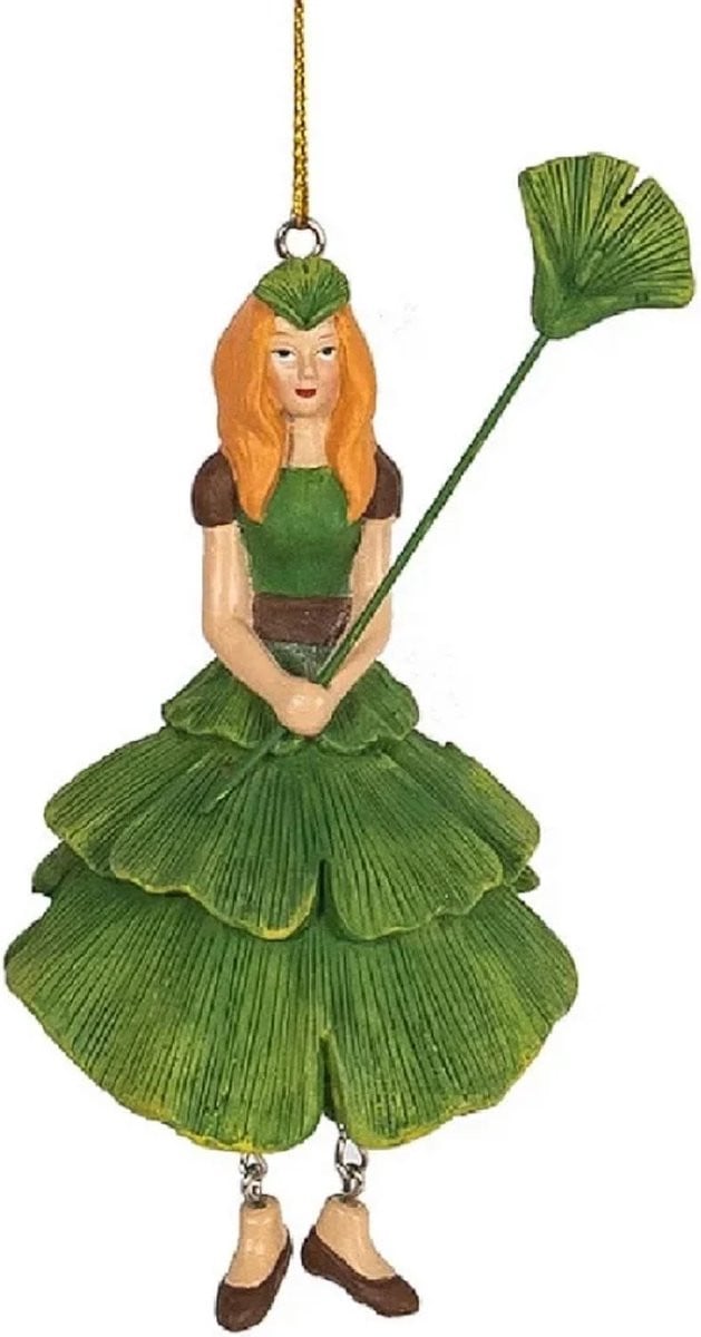 Bloemenmeisje Ginkgo hangend decoratie voor volwassenen