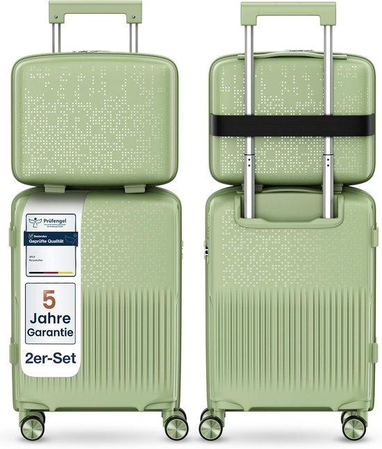 Koffer, 55 cm - Hartschalenkoffer - TSA-Schloss - Leichter Trolleykoffer mit 4 Rollen, Vemera - Vemera