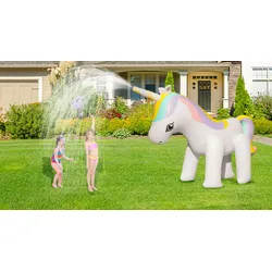 HC Garten & Freizeit Kinder Wassersprenkler Einhorn bunt 315x226x108 cm
