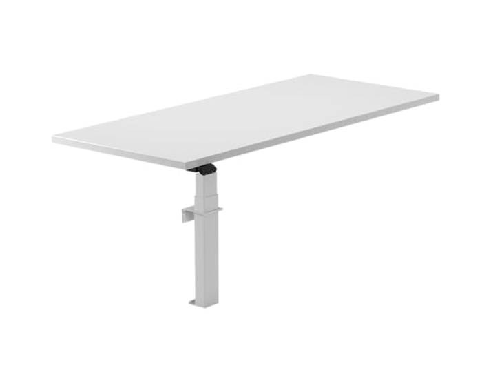 Worktrainer - Linak Wall Solo - Elektrischer Wandtisch - Weißes Gestell/Ohne Tischplatte