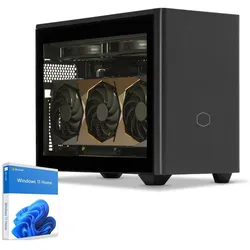 Sedatech Business Mini-PC - UCC8114I1I1HF (2000 GB, 32 GB, AMD Ryzen 7 9700X), PC, Schwarz