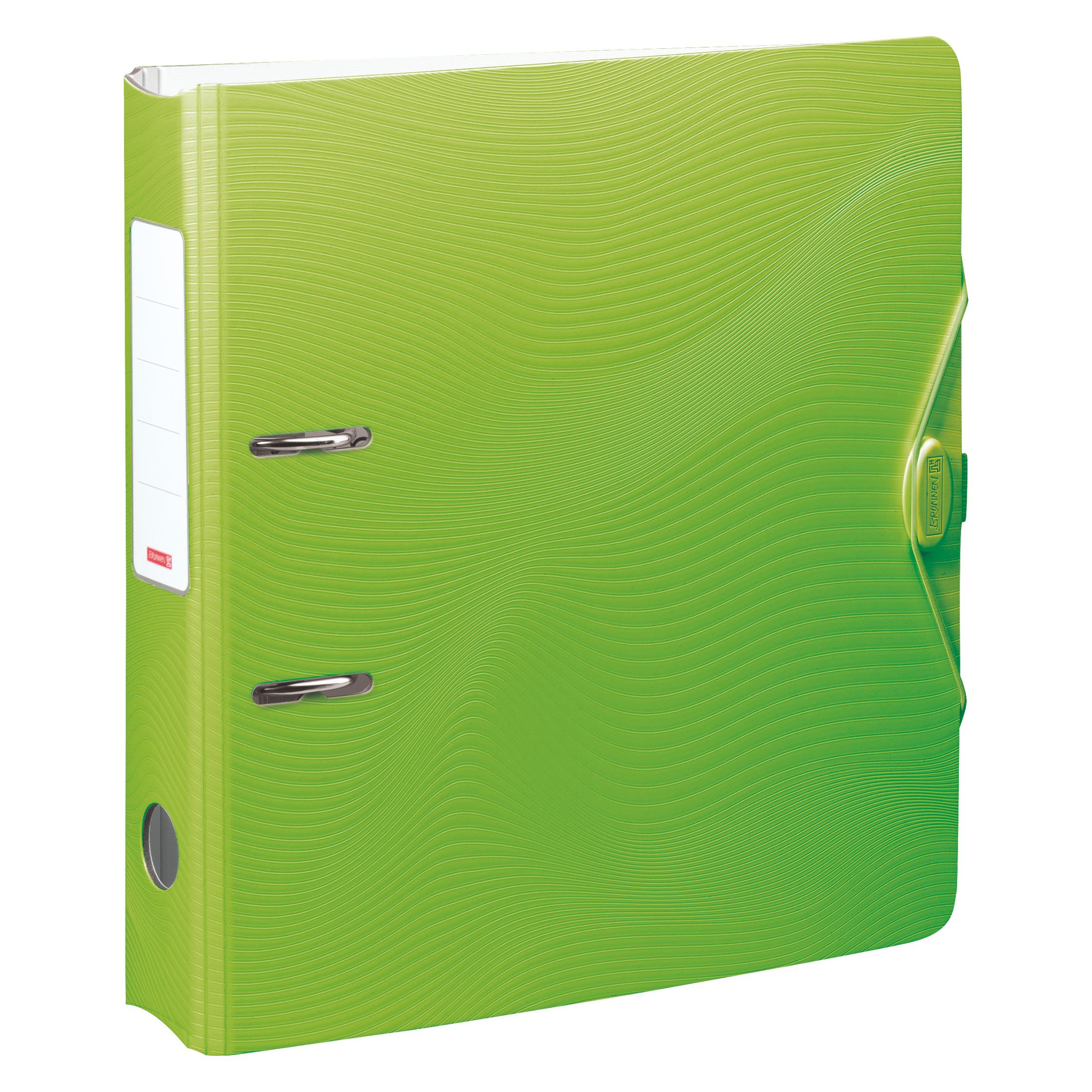 Brunnen WAVE Ordner kiwi Kunststoff 7,0 cm DIN A4 (A4, 70 mm, 1 Stk.) (102043752)