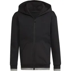 ADIDAS Kinder Kapuzensweat U FLEECE FZ HD, Größe 140 in Schwarz Schwarz