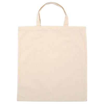 Creativ Company Tragetasche, Größe 38x42 cm, 145 g, Hellnatur, 5 Stk