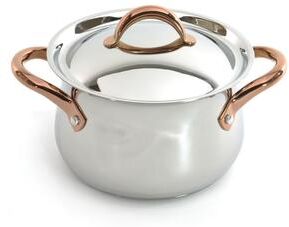 "BergHOFF Ouro Gold 18/10 Stainless Steel 8"" Stockpot with SS Lid, 5qt."