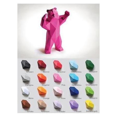 Liebesreh BRAUNBÄR VIOLETT - Bastelset Braunbär violett (BRAUNBÄR_VIOLETT)
