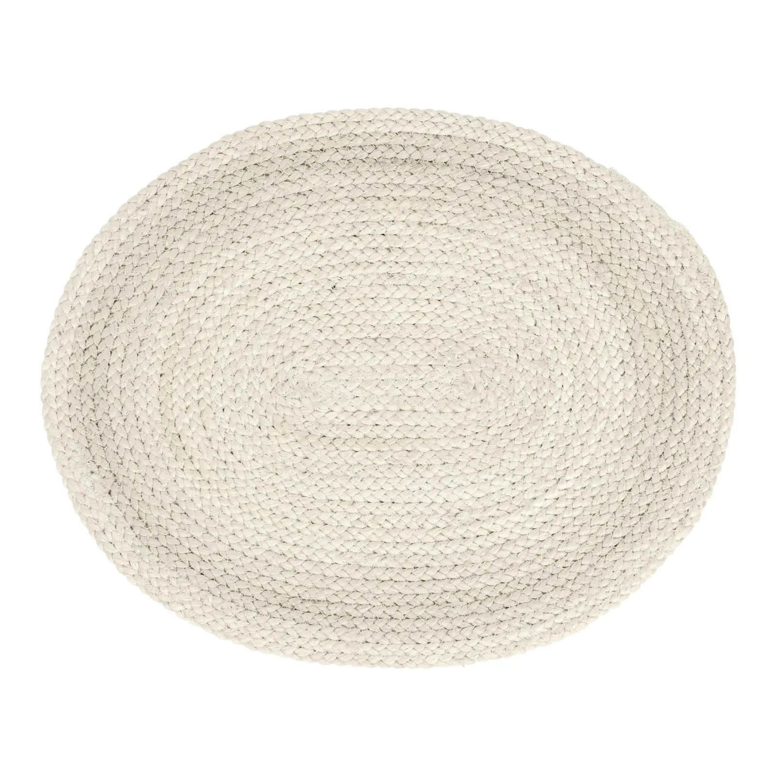 Dixie Braided placemat ovaal Ivory