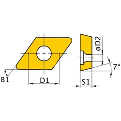 Optimum HM-Ersatzwendeplatten ISO DNMG110408