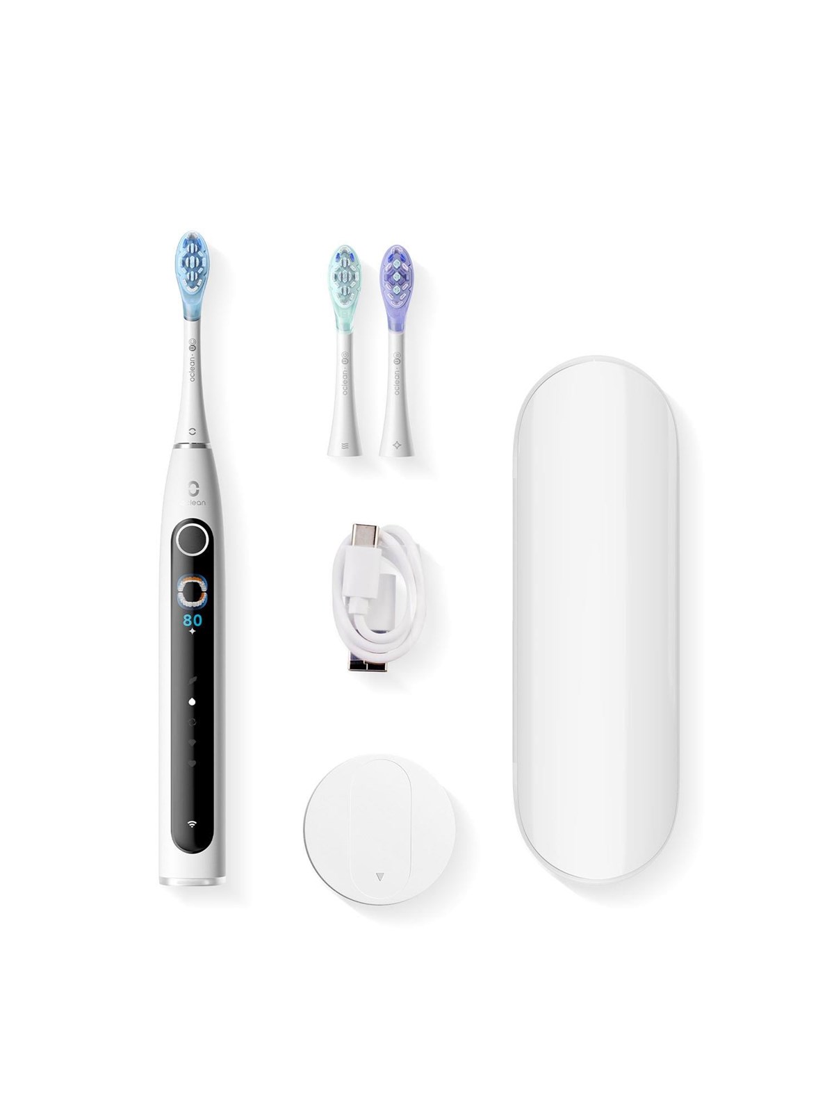 Oclean Elektrische Zahnbürste Electric Toothbrush X Pro 20 Set White