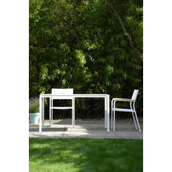 Aria Outdoor-Tisch 140 x 80 x 75 weiß