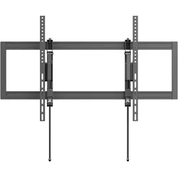 Reflecta PLANO Flat Extend 105-10060T (Wand, 80 kg, 55" - 105"), TV Wandhalterung, Schwarz