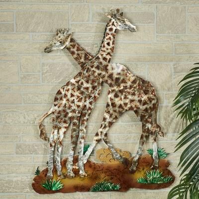 Artelier Studio Llc. Sahara Pride Giraffe Wall Sculpture