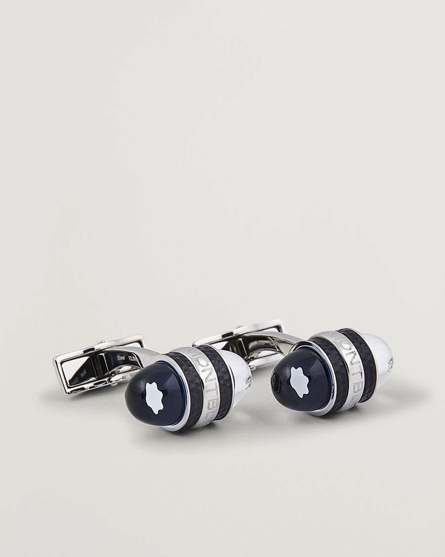 Montblanc Steel Lacquer SAW Cufflinks men One size Blå,Sølv