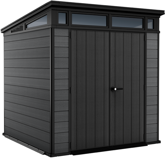Keter Cortina 7x7  Gartenhaus - mit Doppeltür  214 × 218 × 226 cm