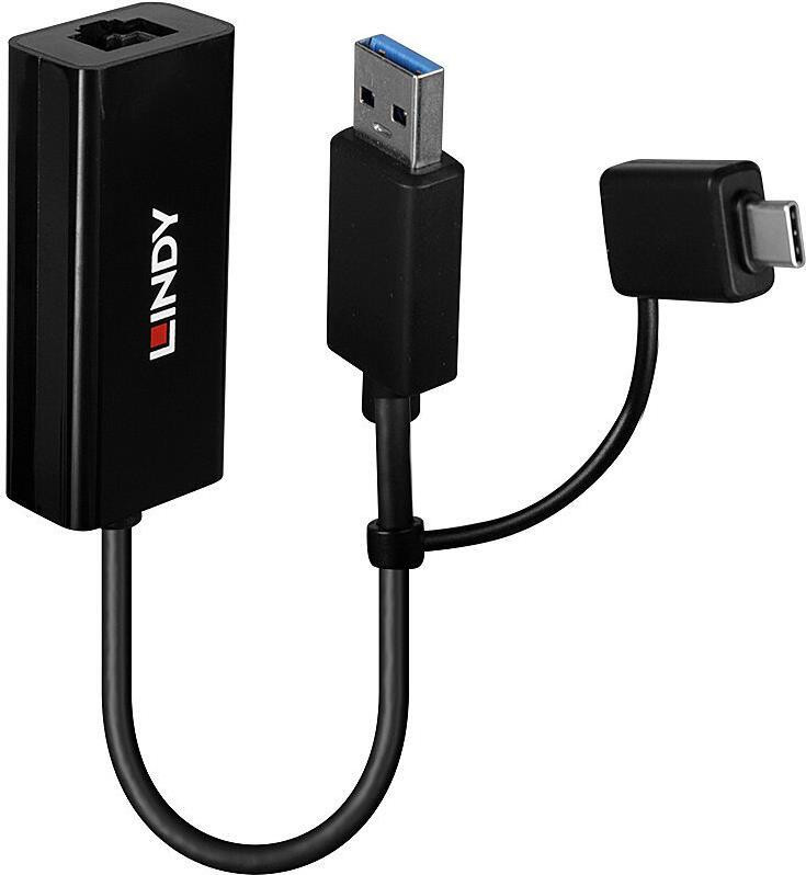 Lindy USB 3.2 Gen 1 naar Gigabit Ethernet Converter 43412