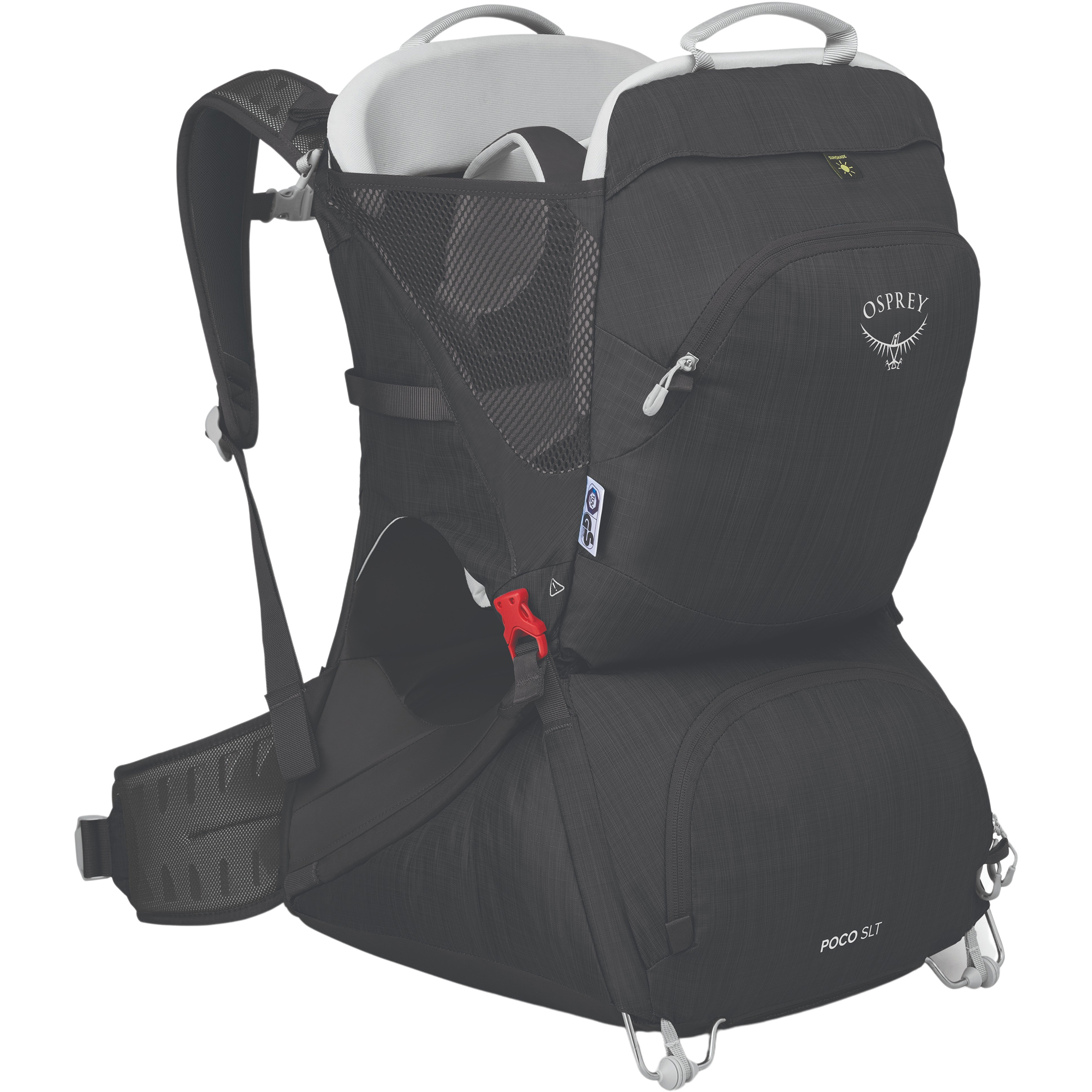 Osprey Poco SLT Kinder Kindertrage schwarz Größe 22L Trekking