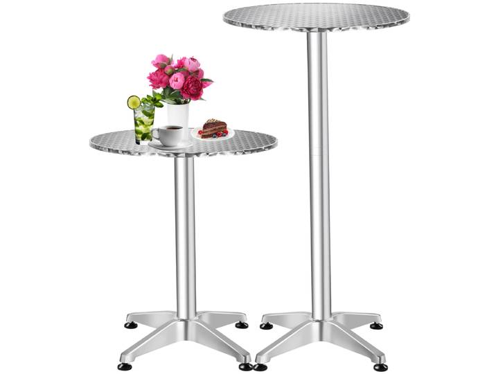 Aluminium Bistrotisch Ø60cm höhenverstellbar - 5,8 cm
