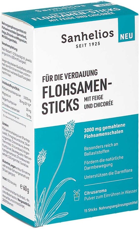 Sanhelios Flohsamen-sticks Mit Feige+chicoree Ple