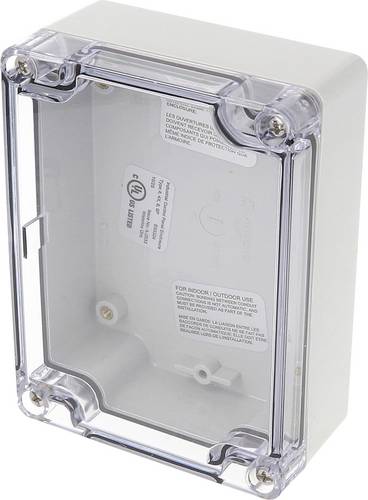 Hammond Electronics 1554NL2GYSL Gehäuse 119 x 119 x 45 Polycarbonat Hellgrau 1St.