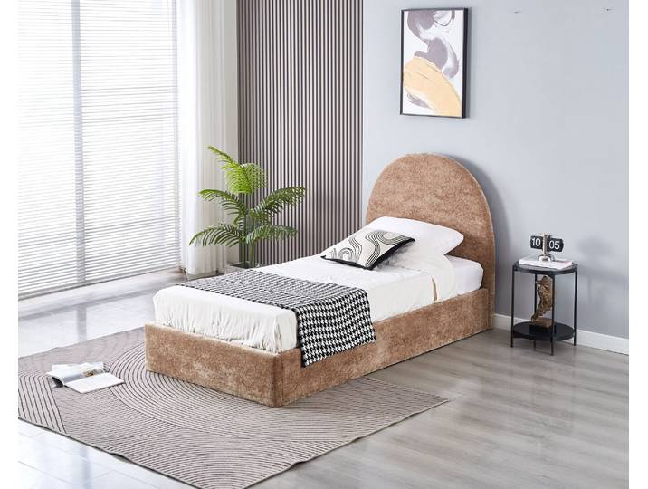 Lit Coffre Polaire Moka 90x190 Cm